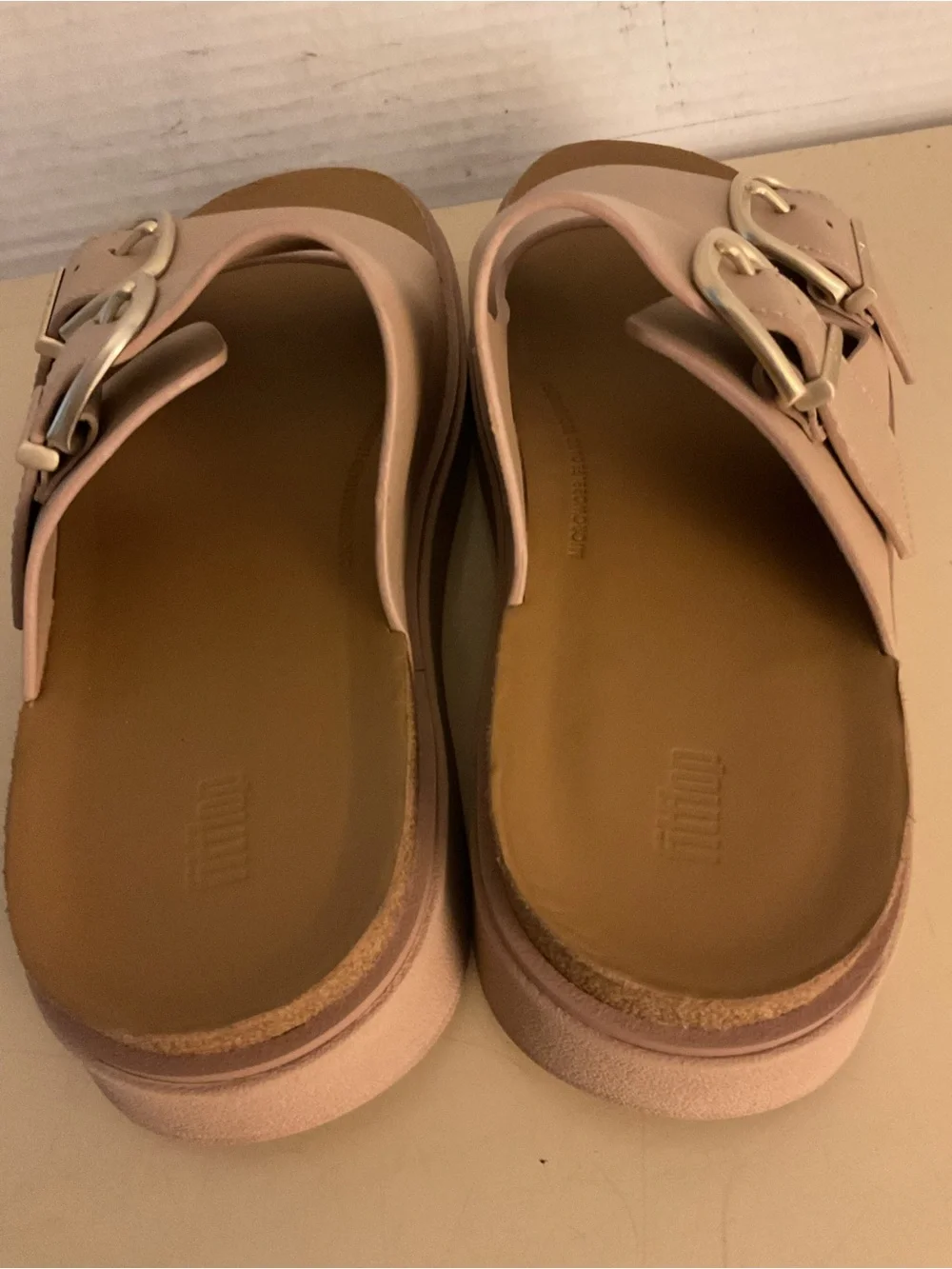 Fitflop Women's Double-Buckle Platform Gen-FF sandals US 7